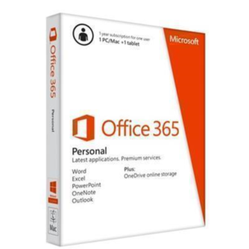 Microsoft Office 365 Personal 1 year 1PC + 1Tablet